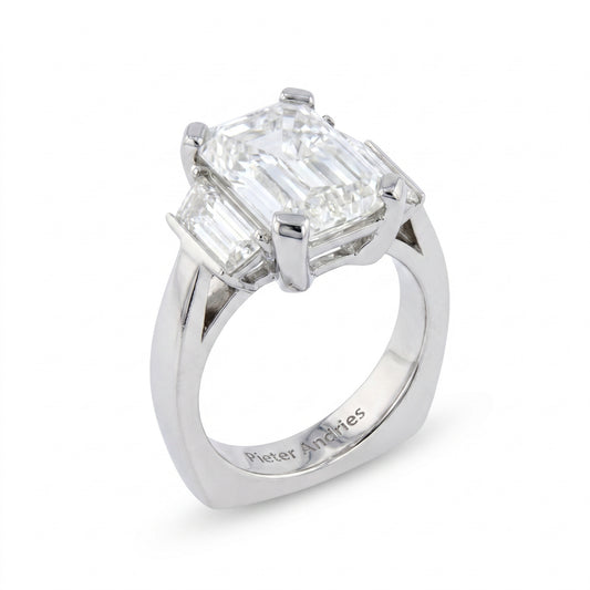 Diamond Platinum Engagement Ring No. 053